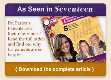 Dr. Farina's patients featured in Seventeen